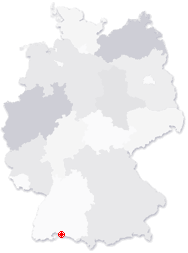 Lage von Hilzingen in Deutschland