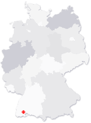 Lage von Hinterzarten in Deutschland