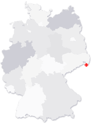 Lage von Hirschfelde in Deutschland