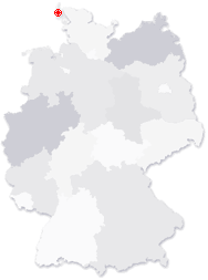 Lage von Hörnum in Deutschland