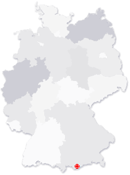 Lage von Jachenau in Deutschland