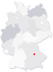 Lage von Kallmnz in Deutschland