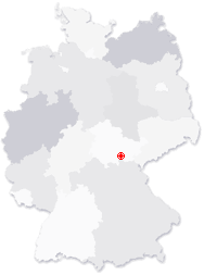 Lage von Kaulsdorf in Deutschland