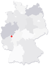 Lage von Kausen in Deutschland