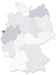 Lage von Kleve in Deutschland