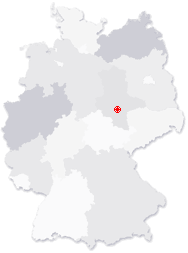 Lage von Knnern in Deutschland