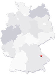 Lage von Kötzting in Deutschland