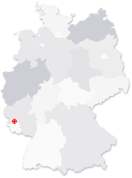 Lage von Konz in Deutschland