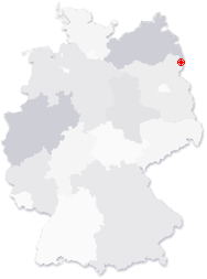 Lage von Krackow in Deutschland