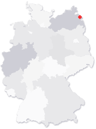 Lage von Krummin in Deutschland