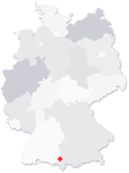 Lage von Legau in Deutschland