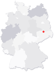 Lage von Lugau in Deutschland
