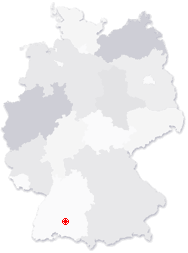 Lage von Mestetten in Deutschland