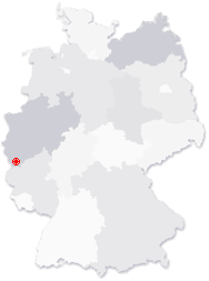 Lage von Monschau in Deutschland