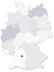 Lage von Murrhardt in Deutschland