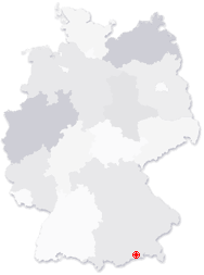 Lage von Neubeuern in Deutschland