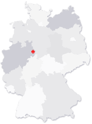 Lage von Nieheim in Deutschland