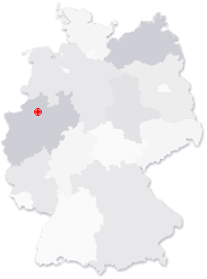 Lage von Nottuln in Deutschland
