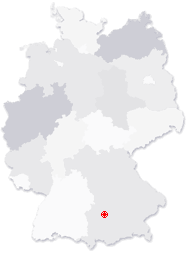 Lage von Obergriesbach in Deutschland