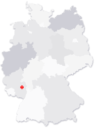 Lage von Oberndorf in Deutschland