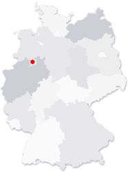 Lage von Osnabrck in Deutschland