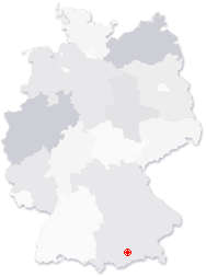 Lage von Otterfing in Deutschland