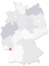 Lage von Pirmasens in Deutschland