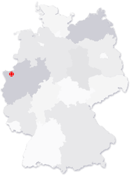 Lage von Rees in Deutschland