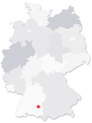 Lage von Rottenacker in Deutschland