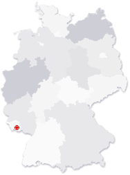 Lage von Saarwellingen in Deutschland