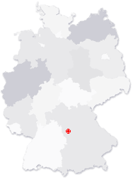 Lage von Sachsen in Deutschland