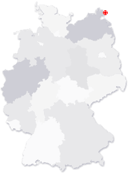 Lage von Sassnitz in Deutschland