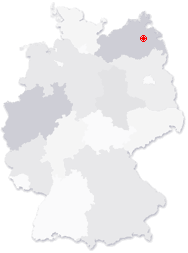 Lage von Siedenbrnzow in Deutschland