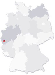 Lage von Stolberg (Rheinland) in Deutschland