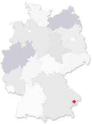 Lage von Thyrnau in Deutschland