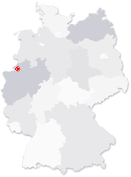 Lage von Vreden in Deutschland