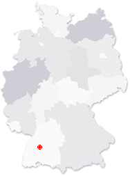 Lage von Waldachtal in Deutschland