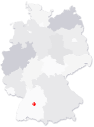 Lage von Waldenbuch in Deutschland