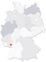 Lage von Waldleiningen in Deutschland