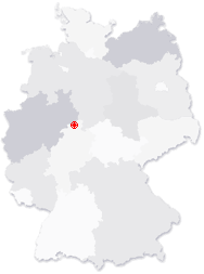Lage von Warburg in Deutschland
