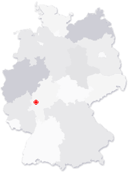 Lage von Weinbach in Deutschland