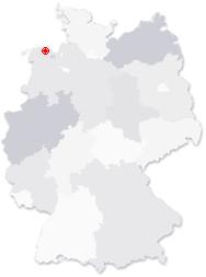 Lage von Werdum in Deutschland