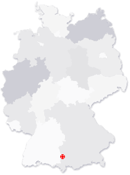 Lage von Westerheim in Deutschland