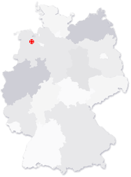 Lage von Westerstede in Deutschland