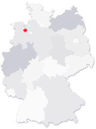 Lage von Wiefelstede in Deutschland