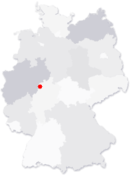 Lage von Winterberg in Deutschland