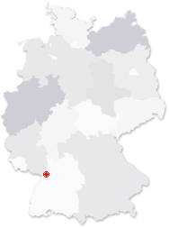 Lage von Wrth am Rhein in Deutschland