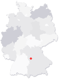 Lage von Wolframs-Eschenbach in Deutschland