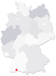 Lage von Wutach in Deutschland