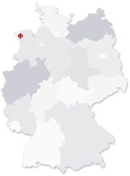 Lage von Pilsum in Deutschland
